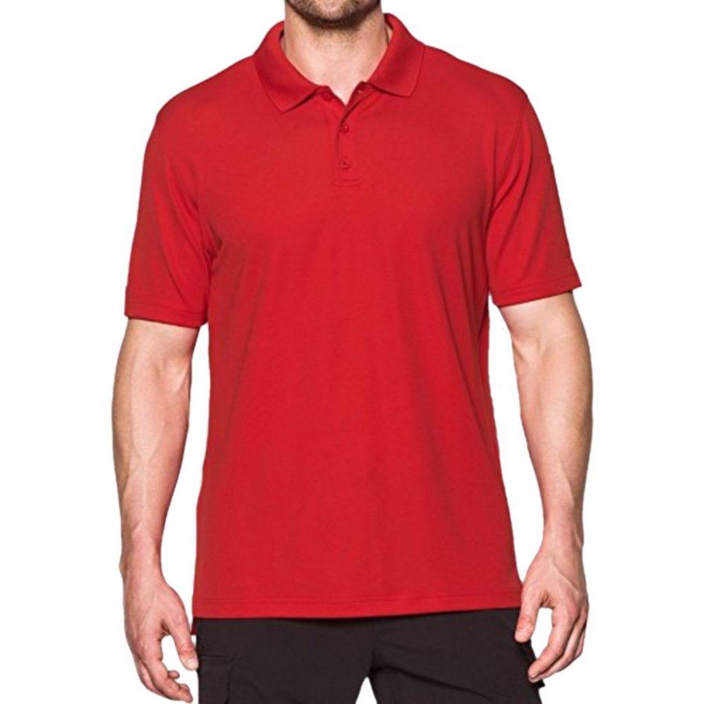 Under Armour Mens Tactical Performance Polo XL Red